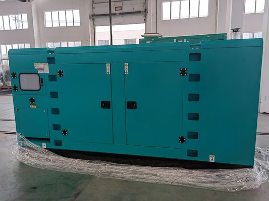Red Silent Diesel Generator Set ISO9001 Base Type Electric Generating Set